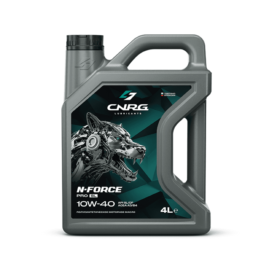 Масло моторное CNRG N-Force Pro SL 10W-40 SL/CF, A3/B4 (кан. 4 л) (NEW)