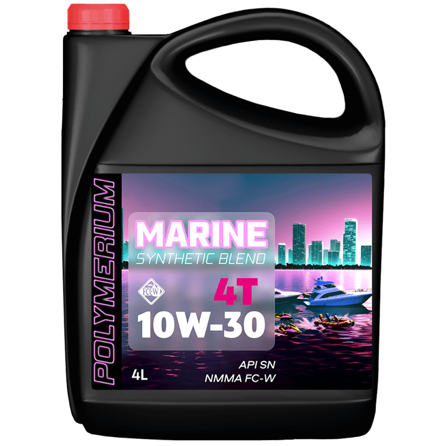 POLYMERIUM MARINE 4Т 10W-30 SYNTHETIC BLEND 1L