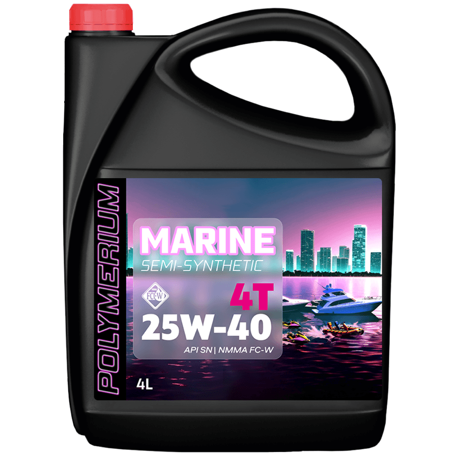 POLYMERIUM MARINE 4Т 25W-40 SEMI-SYNTHETIC 1L