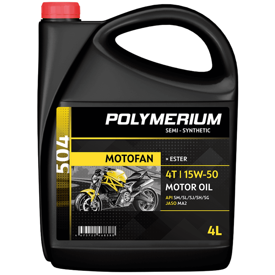 POLYMERIUM MOTOFAN 504 15W-50 4T 1L